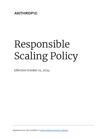 AnthropicΓÇÖs Responsible Scaling Policy, October 15, 2024_001