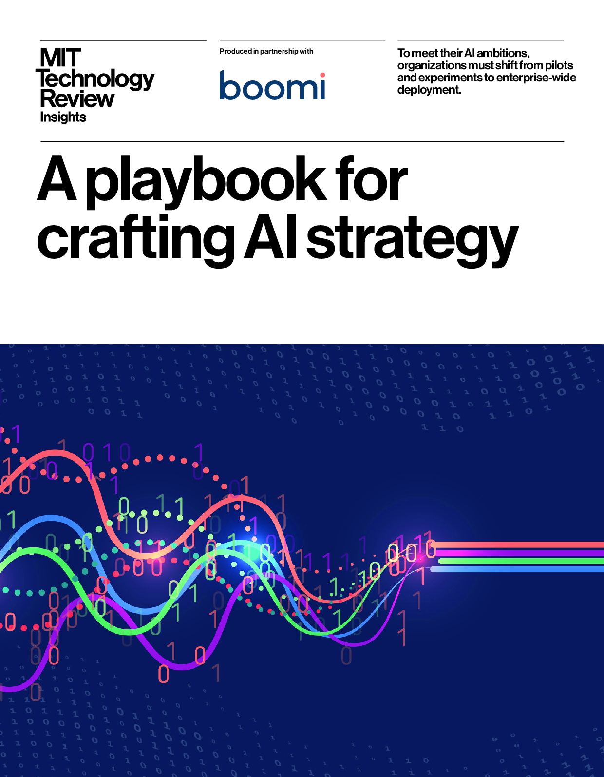 A playbook for crafting AI strategy 001