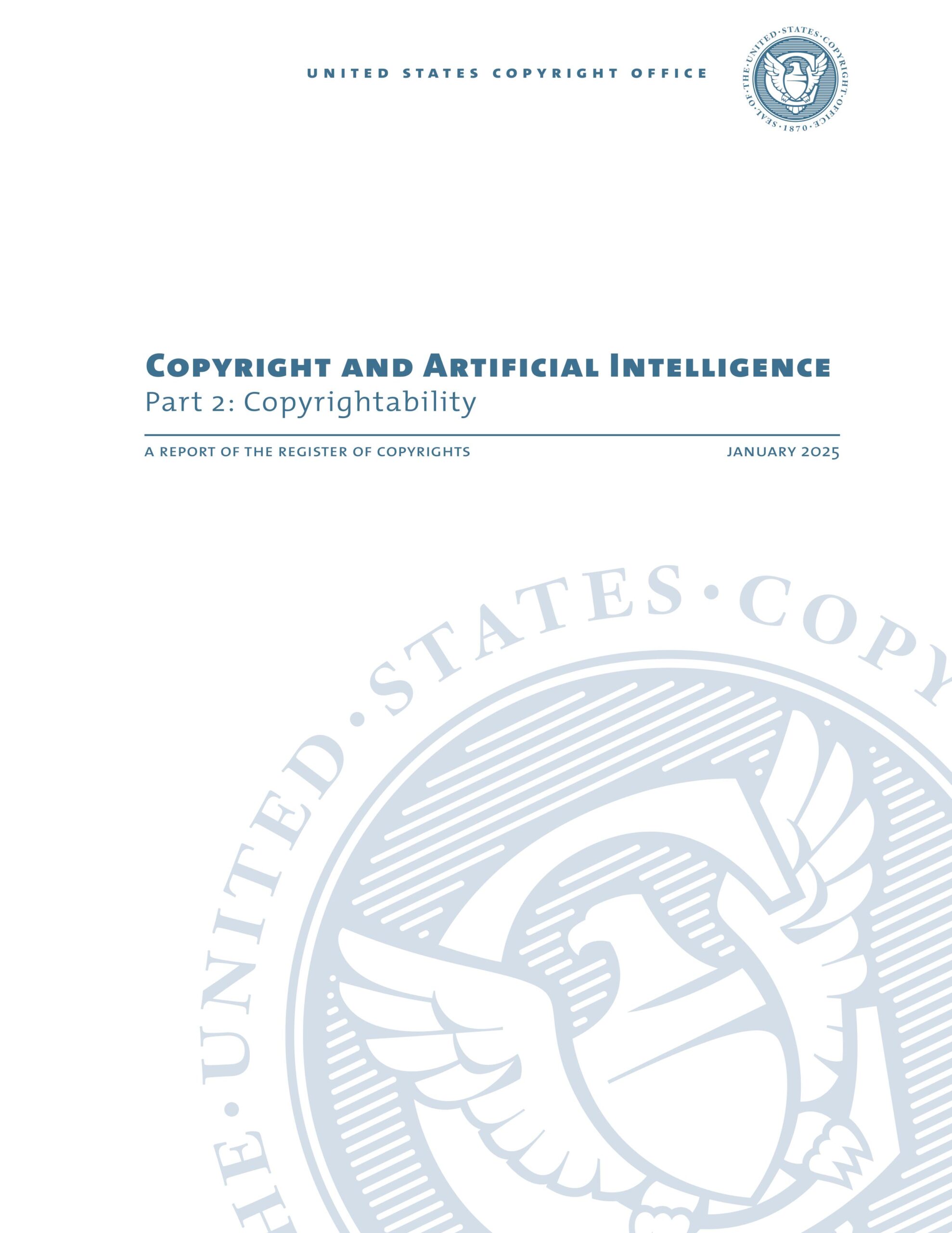 Copyright and Artificial Intelligence Part 2 Copyrightability Report images 0 scaled